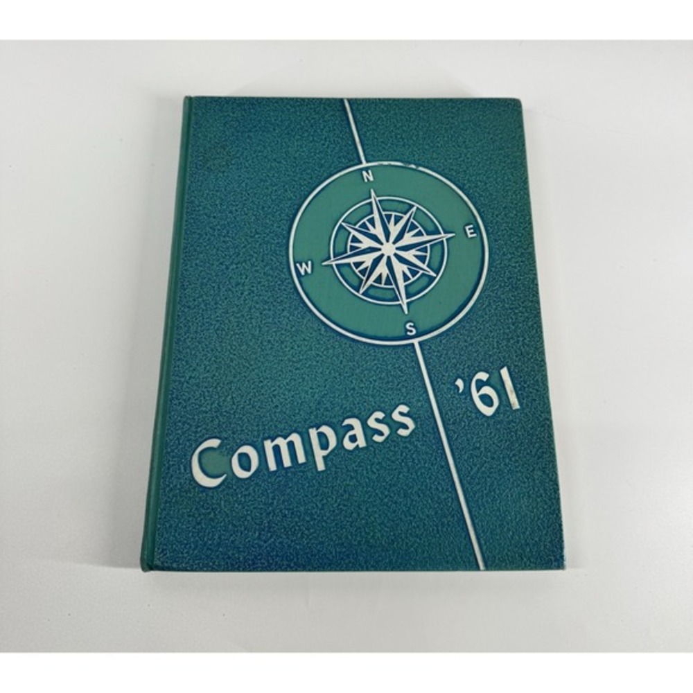 1961 Saint Monica High School Yearbook Santa Monica California CA Compass St.